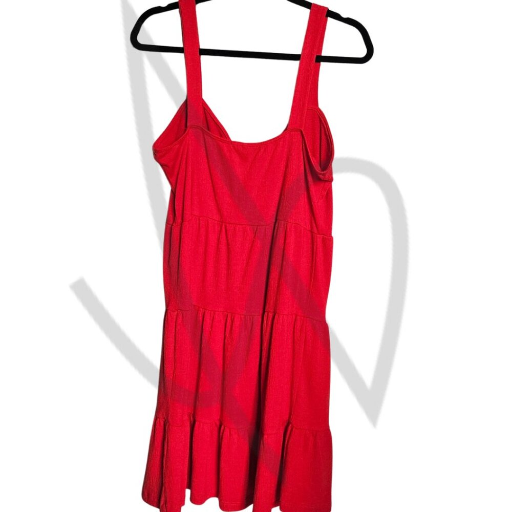 Derek<3Heart, Red Sundress w/Wide straps & Button Front Size XL - Picture 4 of 4